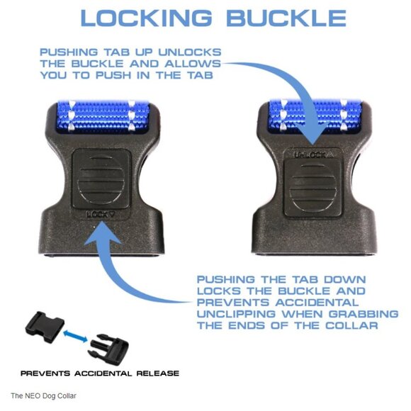 Dog Collars: NWT Red or Black NEO Collars, Medium - Picture 3 of 5